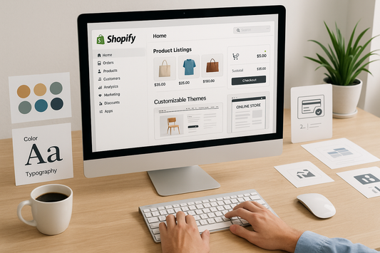 creating shopify website