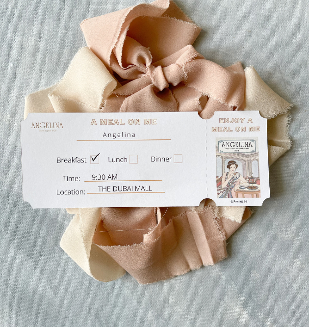 Ticket Card -  بطاقة تذكرة